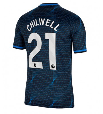 Chelsea Ben Chilwell #21 Replika Udebanetrøje 2023-24 Kortærmet